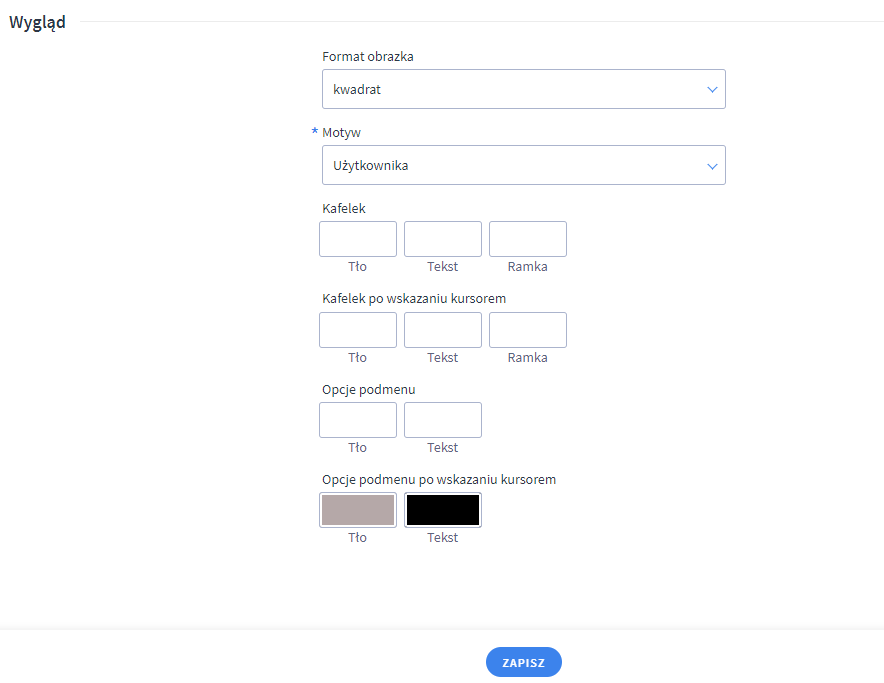 Skonfiguruj wygląd dla kategorii w sklepie Shoper Panel administracyjny sklepu > Dodatki i integracje > Moje aplikacje > Kategorie obrazkowe > Konfiguracja > Wygląd