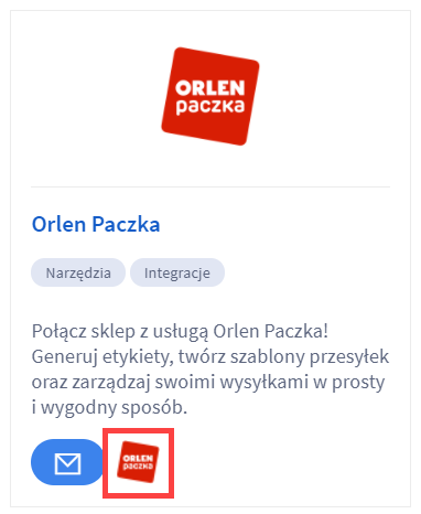 Przejdź do konfiguracji aplikacji Panel administracyjny > Dodatki i integracja > Moje Aplikacji
