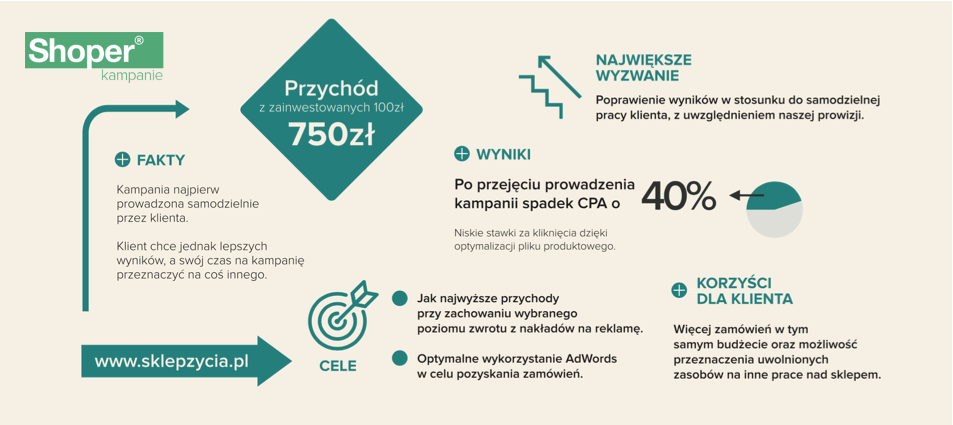 Jakie zyski przynoszą Shoper Kampanie? Schemat działania kampanii produktowych w Google