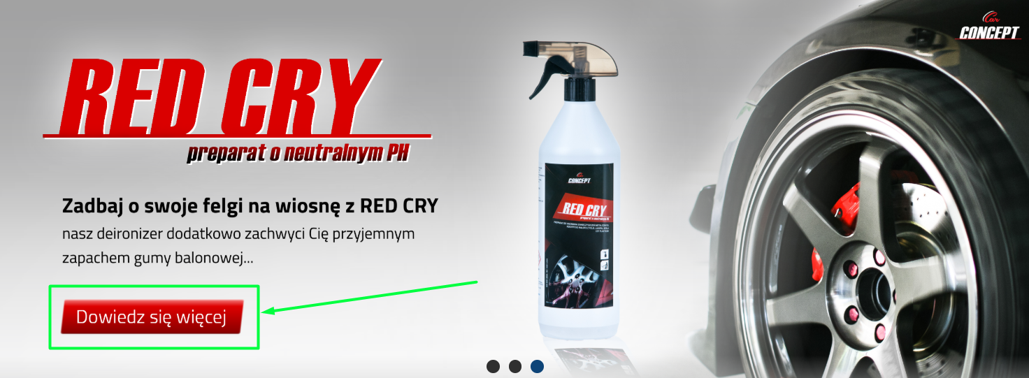Przykładowy slider z przyciskiem wzywającym do działania (CTA). Przykład slidera z dodanym przyciskiem wzywającym do działania (CTA)