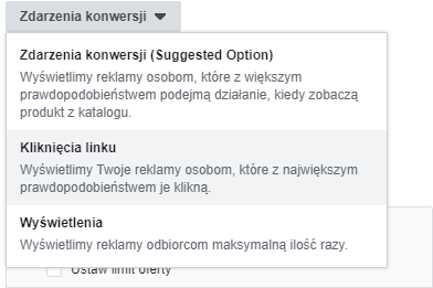 Optymalizacja pod kątem wyświetleń reklamy - pod kątem kliknięć lub wyświetleń Optymalizacja pod kątem wyświetleń reklamy - pod kątem kliknięć lub wyświetleń
