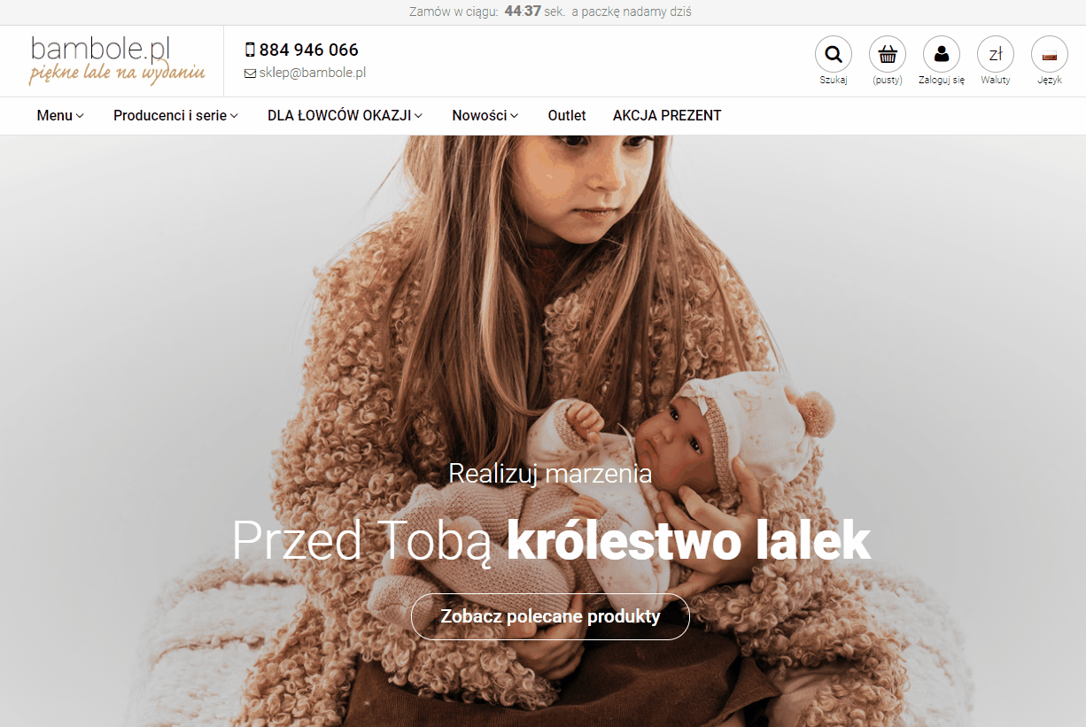 Animacja przedstawiająca elementy mające na celu wyróżnienie sklepu Prezentacja elementów przykładowego sklepu zastosowanych w celu wyróżnienia sklepu internetowego