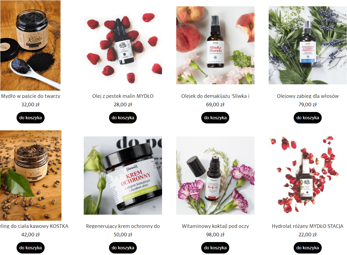 Przykład zdjęć kontekstowych dla produktów w sklepie internetowym