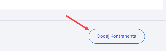 Po wpisaniu wszystkich danych nowego klienta z zagranicy, kliknij przycisk: Dodaj kontrahenta