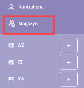 Przejdź do menu: Magazyn, aby wyświetlić wystawione dokumenty magazynowe Przejdź do sekcji: Magazyn, aby wyświetlić listę dokumentów magazynowych