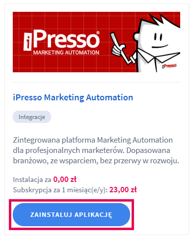 Integracja Shoper z iPresso Marketing Automation