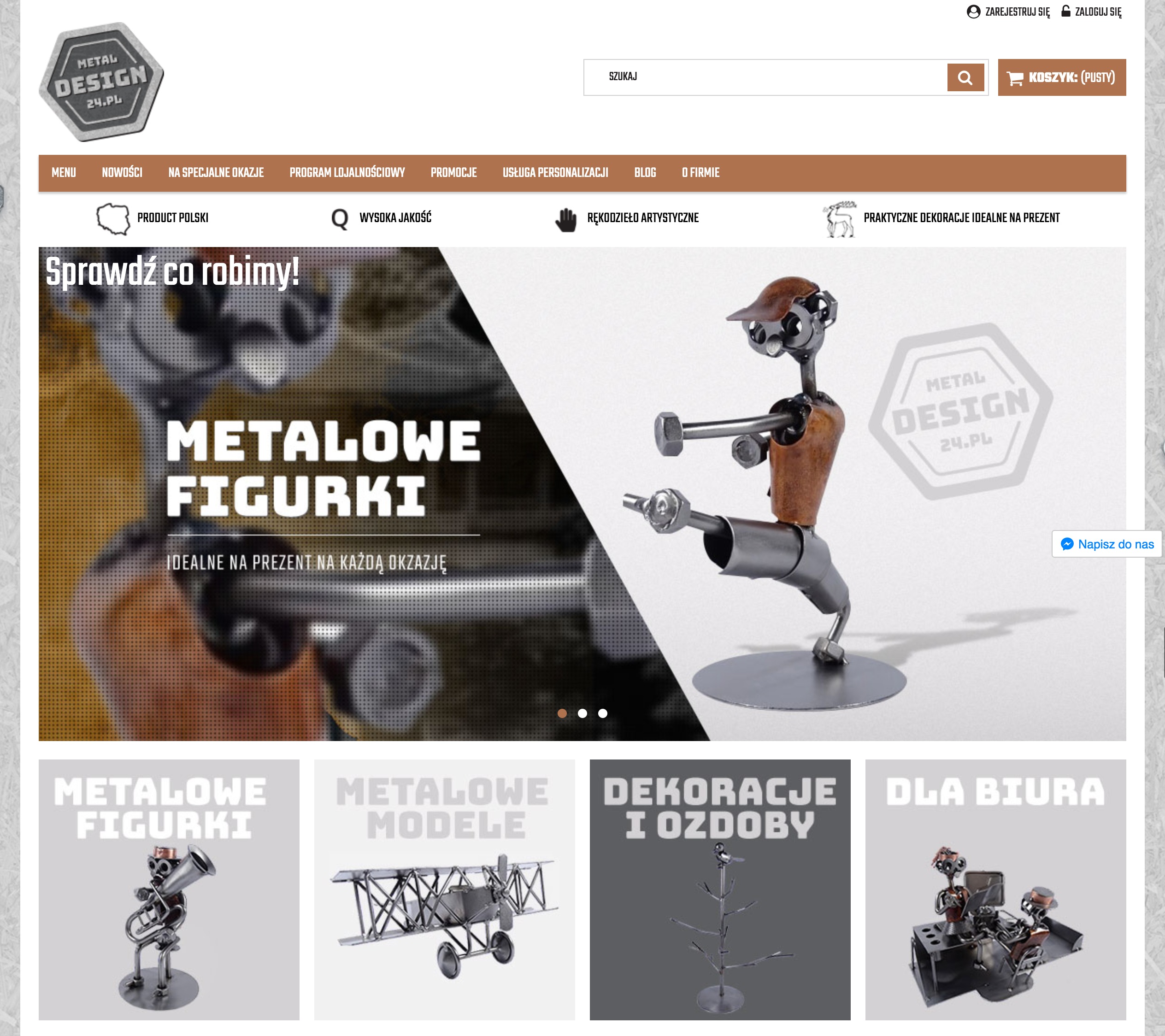 Zapoznaj się z ofertą sklepu MetalDesign24.pl