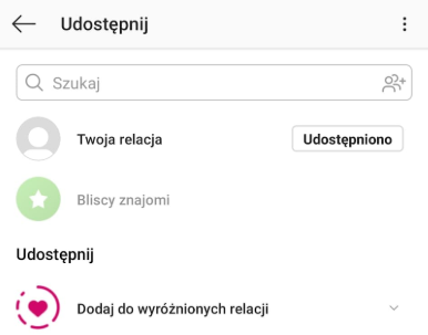 Dodawanie wyróżnionych relacji na koncie Instagram