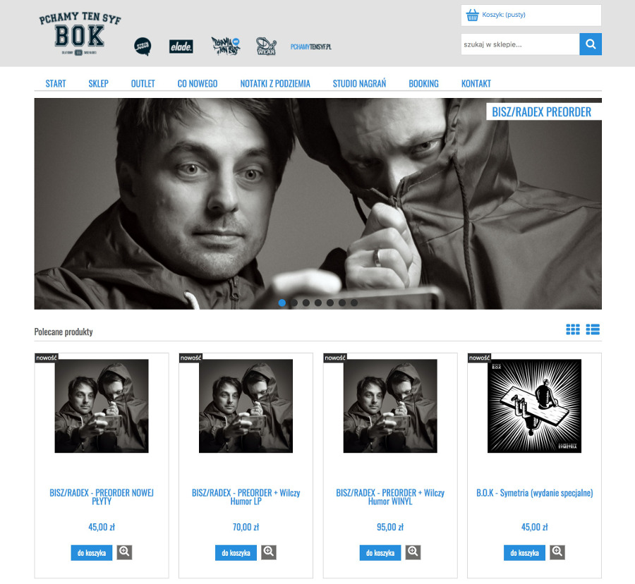 Sklep uruchomiony przez wytwórnię wydającą muzykę