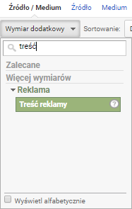 Wybierz wymiar dodatkowy i wpisz do wyszukiwarki: treść Wybierz wymiar dodatkowy i wpisz do wyszukiwarki: treść