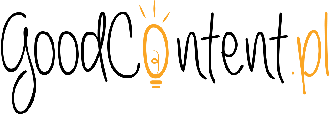 Logo platformy GoodContent Platforma GoodContent łączy copywriterów z całej Polski