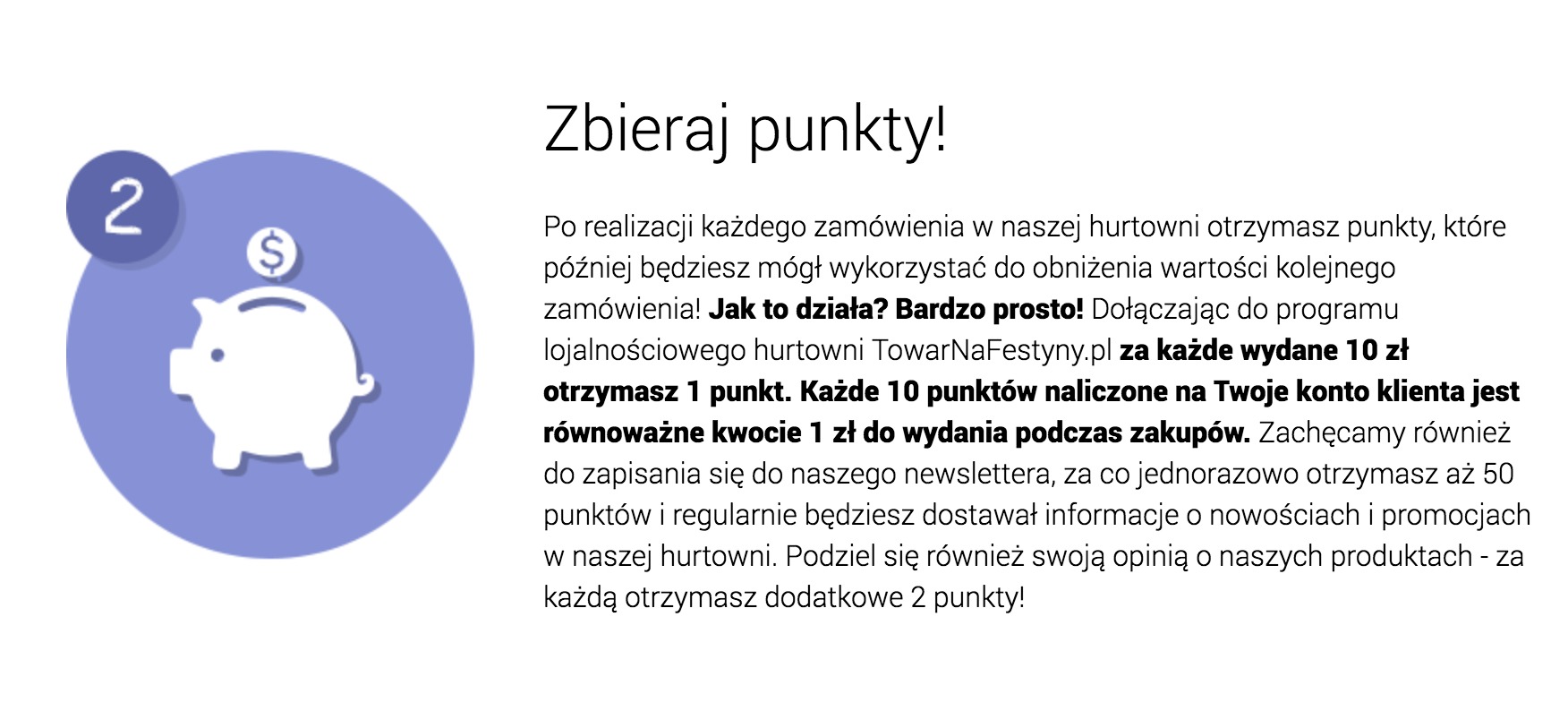 Jak działa program lojalnościowy hurtowni TowarNaFestyny.pl