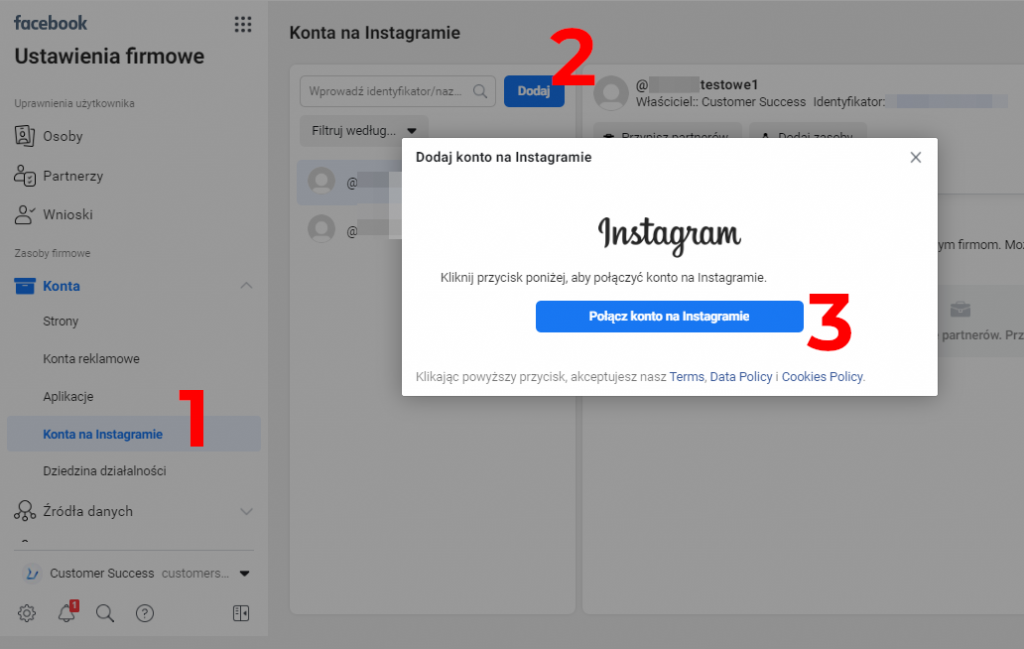 Instrukcja jak powiązać profil Instagram ze stroną Facebook