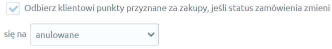 Usuwanie punków z programu lojalnościowego podczas anulowania zamówienia w sklepie Shoper Usuwanie punków z programu lojalnościowego podczas anulowania zamówienia w sklepie Shoper