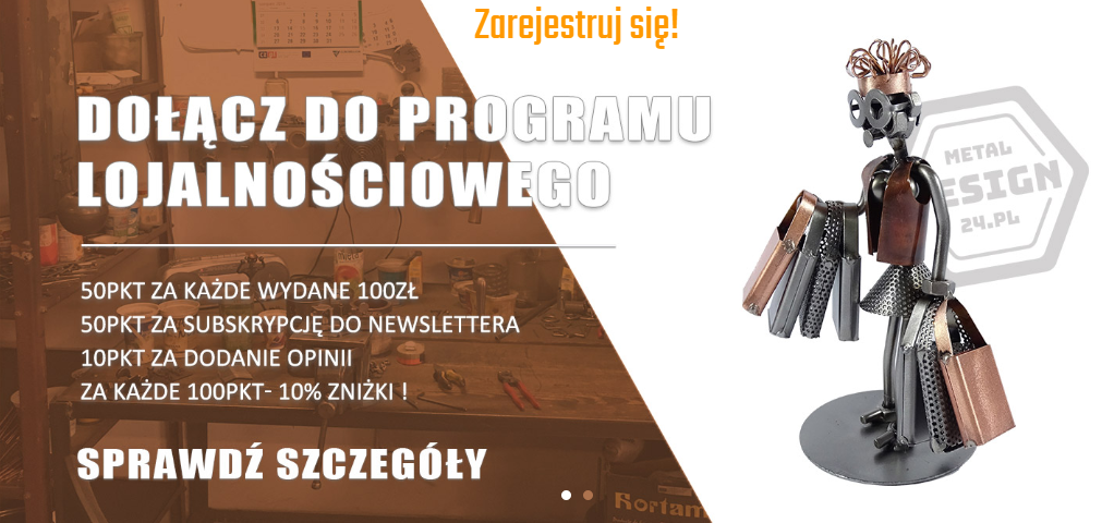 Baner graficzny informujący o programie lojalnościowym w sklepie internetowym