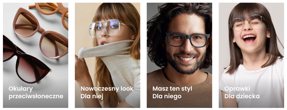 Przykładowe kategorie obrazkowe z szablonu STF 010