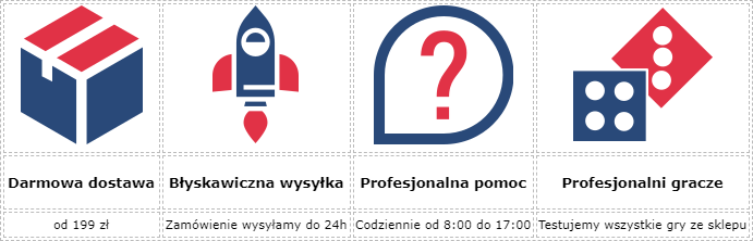 Przykład dodanej tabeli z ikonami graficznymi Przykład dodanej tabeli z ikonami graficznymi