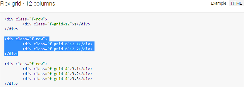 Przykładowy kod HTML dla układu dwóch kolumn