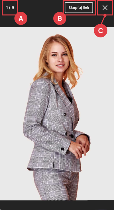Front sklepu internetowego Shoper > Galeria zdjęć produktowych w widoku mobilnym
