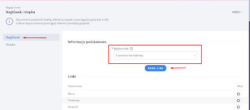 Jak dodać formularz do nagłówka sklepu Shoper? Dodawanie formularza kontaktowego do nagłówka w sklepie Shoper