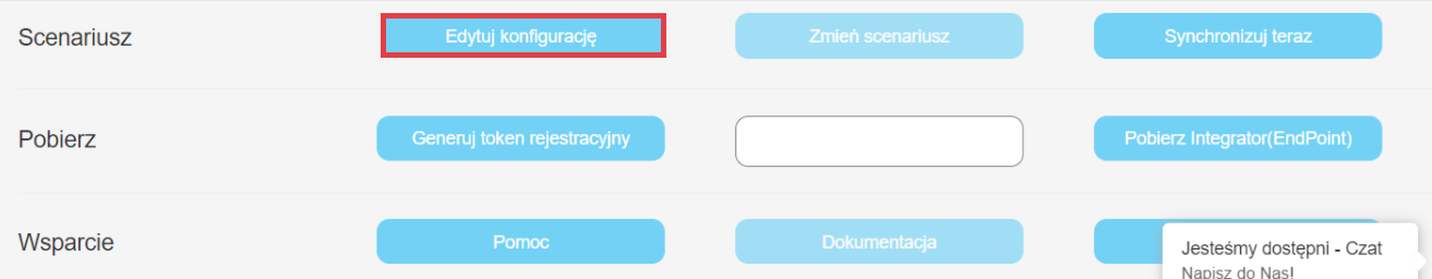 Edytuj konfigurację integracji sklepu z systemem Comarch ERP Optima Aktualizacja cen z wybranego cennika Comarch ERP Optima do Shoper > Scenariusz > Konfiguracja