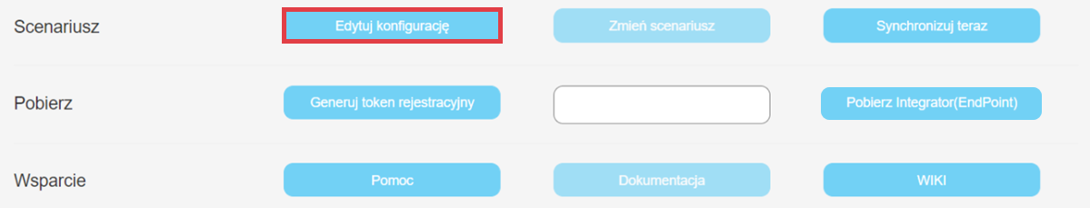 Edytuj konfigurację integracji sklepu Shoper z kontem SellIntegro Panel administracyjny sklepu > Dodatki i integracje > Moje aplikacje > Aktualizacja stanów magazynowych z Comarch ERP Optima do sklepu Shoper > Scenariusz > Edycja