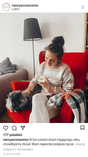 Przykład zdjęcia dodanego na Instagram z ciekawym przedstawieniem biznesu