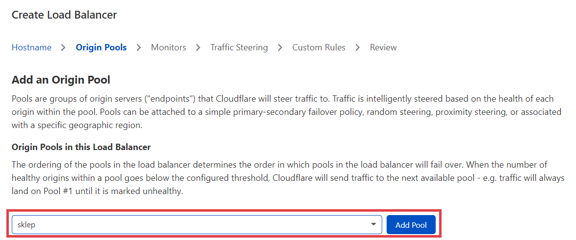 Konfiguracja w panelu Cloudflare