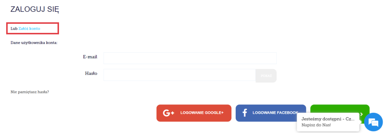 Podaj dane użytkownika konta lub załóż nowe na stronie SellIntegro Strona główna SellIntegro > Logowanie do konta użytkownika
