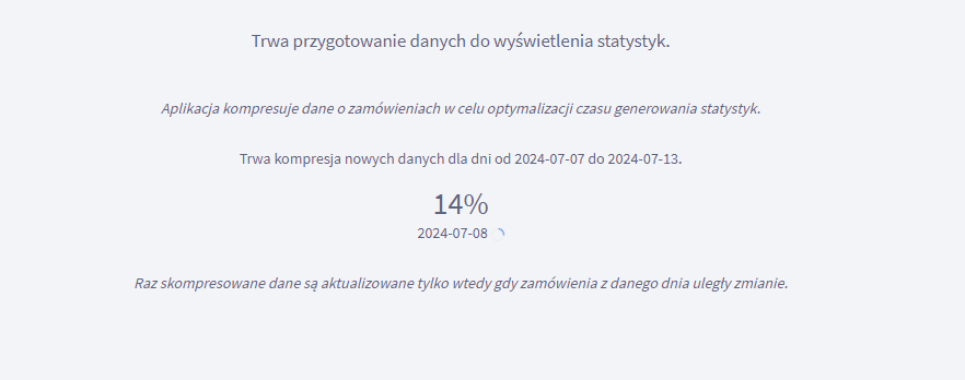 Konwersja danych o zamówieniach i produktach z Twojego sklepu internetowego Panel administracyjny sklepu > Dodatki i integracje > Moje aplikacje > Rozszerzone statystyki > Przygotowanie danych do wyświetlenia statystyk