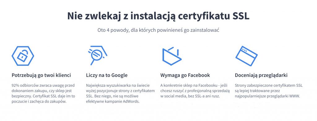 Oto 4 powody, dla których powinieneś zainstalować certyfikat SSL