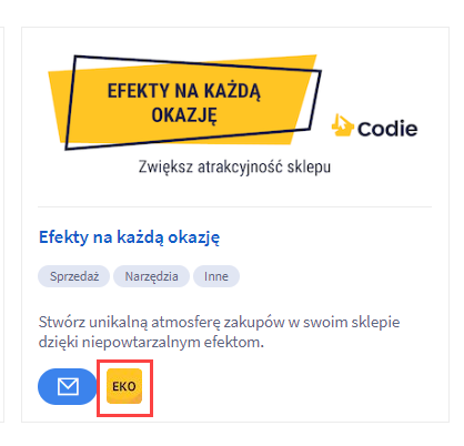 Przejdź do konfiguracji aplikacji Panel administracyjny > Dodatki i integracja > Moje aplikacje