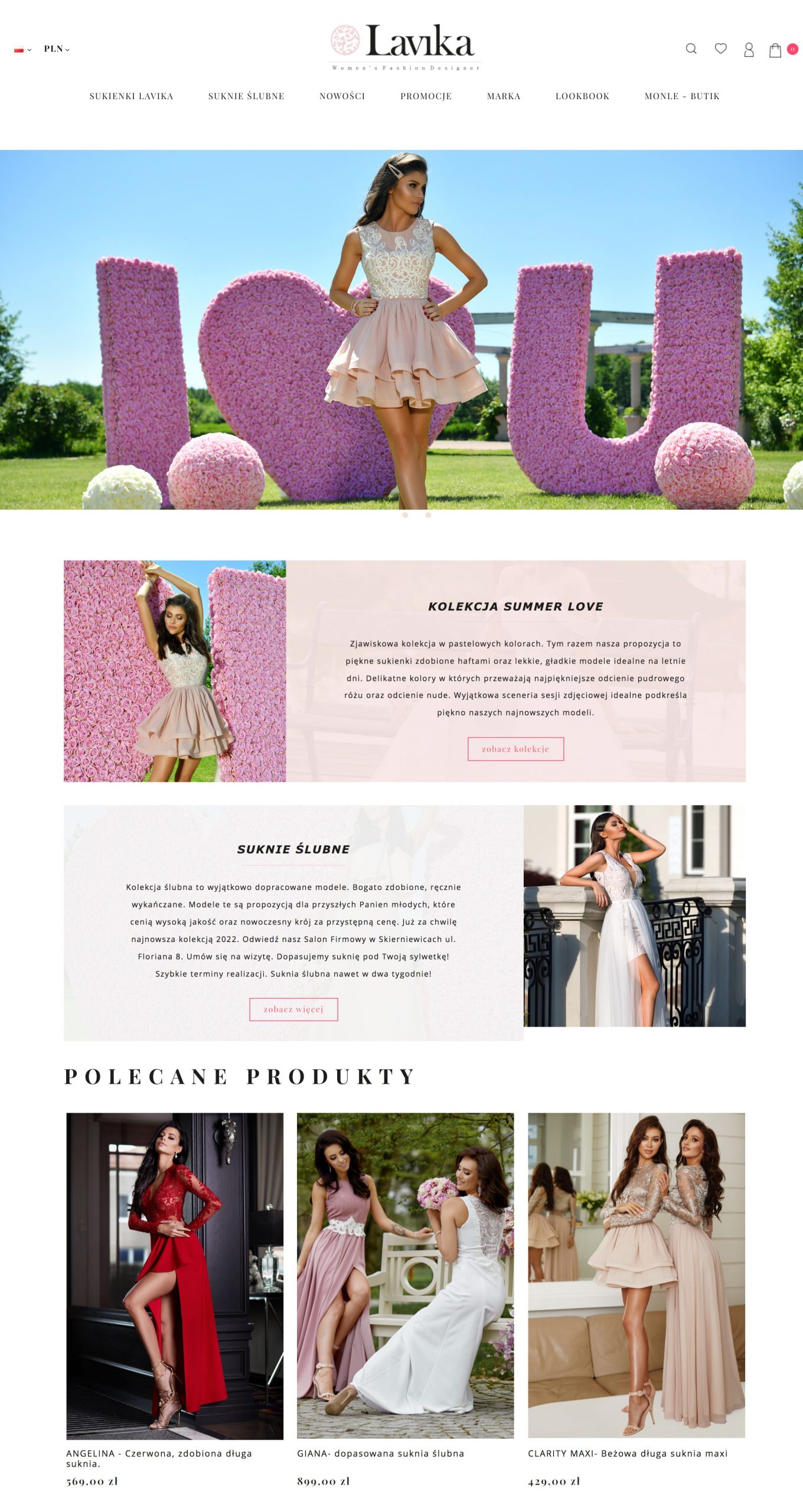 Marka Lavika dba o każdy detal swoich produktów i sklepu internetowego