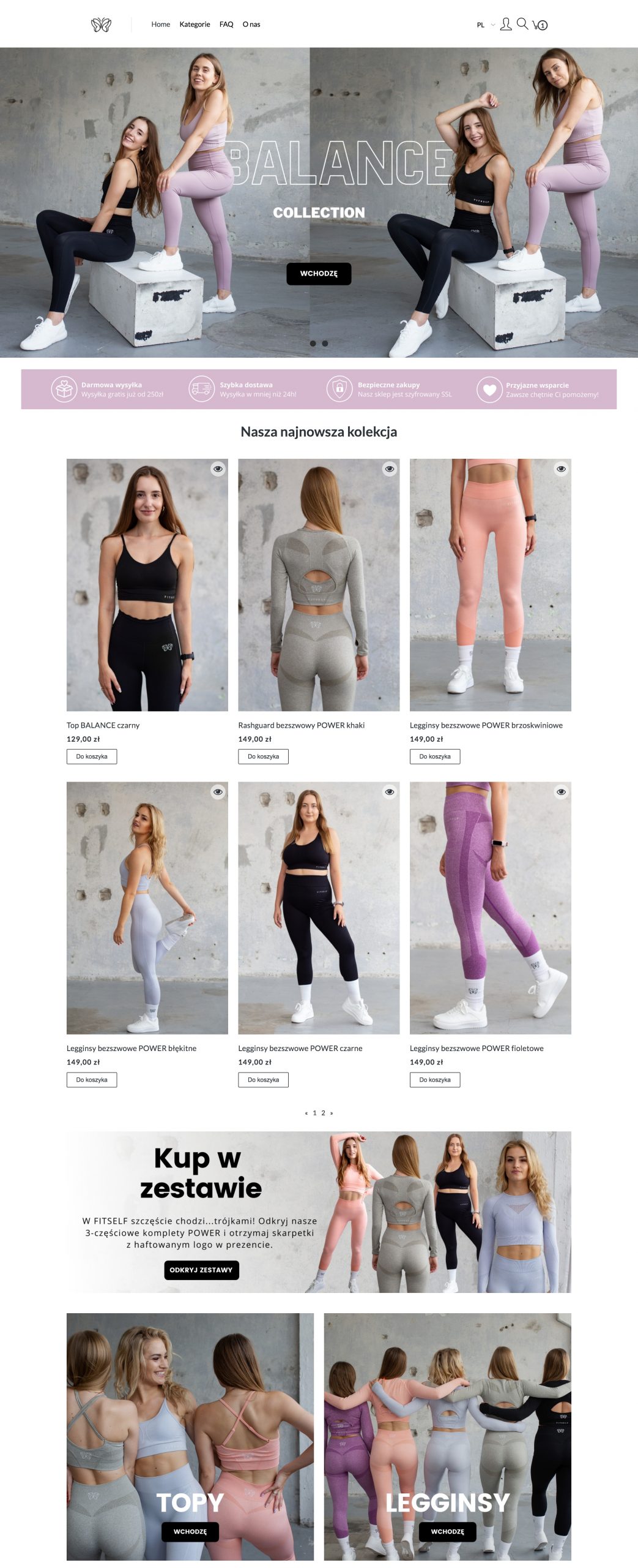 Migracja sklepu Fitself na Shoper