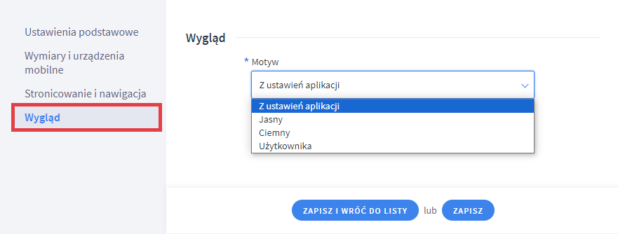 Panel administracyjny sklepu > Dodatki i integracje > Moje aplikacje > Multi Slider > Slidery > Wygląd