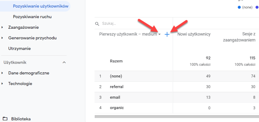 Zmiana wymiaru na inny lub dodanie wymiaru dodatkowego