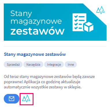 Panel administracyjny > Dodatki i integracje > Moje aplikacje