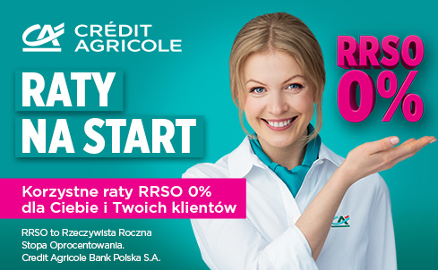 Raty na start od banku Credit Agricole