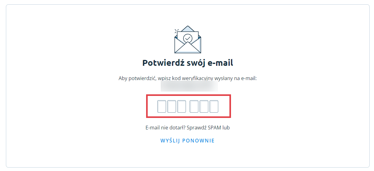 Panel Shoper Zwroty z perspektywy kupującego > Potwierdź adres e-mail