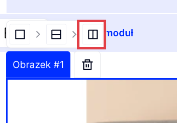 Ikona kolumny wywołująca ustawienia kolumnu