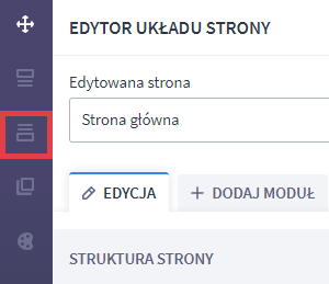 Shoper Visual Editor > Główne menu edytora > Edycja stopki