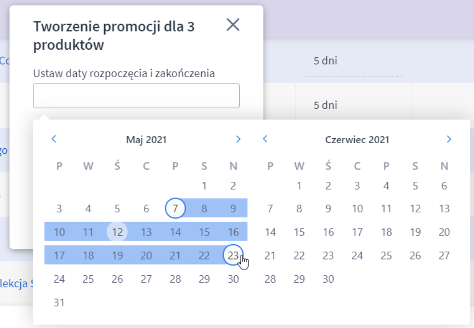 Ustawianie promocji dla wielu produktów, poprzedni mechanizm Ustawianie promocji dla wielu produktów, poprzedni mechanizm