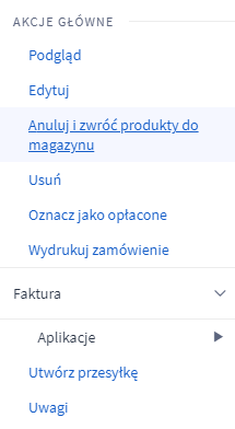 Nowość w Shoper - Anulowanie zamówienia i automatyczny powrót produktu na magazyn