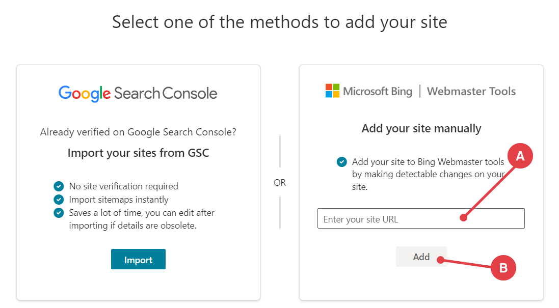 Microsoft Bing Webmaster Tool