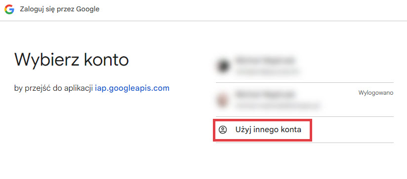 Powiązanie adresu e-mail InPost Pay z kontem Google
