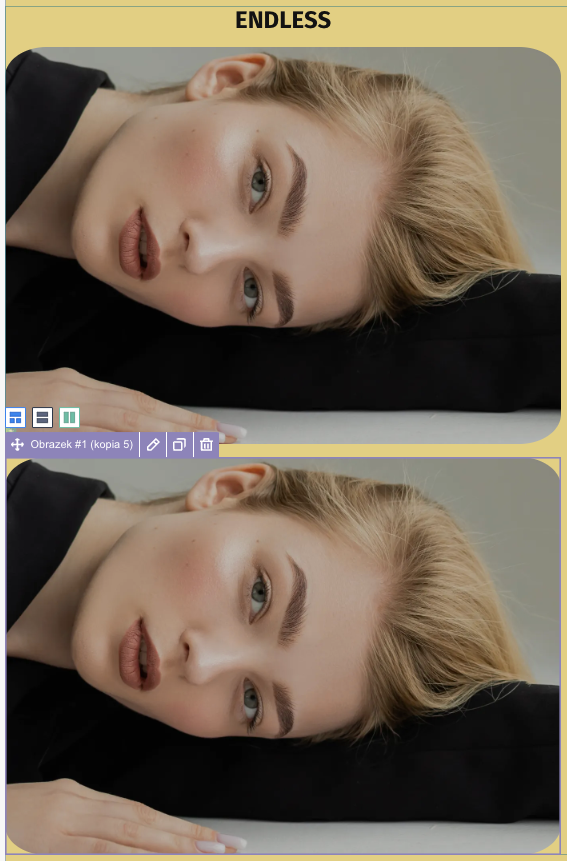 Możesz skopiować konkretne moduły wraz ze wszystkimi ich ustawieniami Shoper Visual Editor > Duplikowanie elementów szablonu