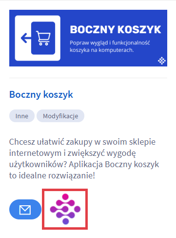 Panel administracyjny sklepu Shoper > Dodatki i integracje > Moje Aplikacje