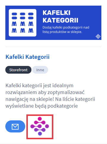 Skonfiguruj aplikację Kafelki Kategorii po instalacji w sklepie Shoper