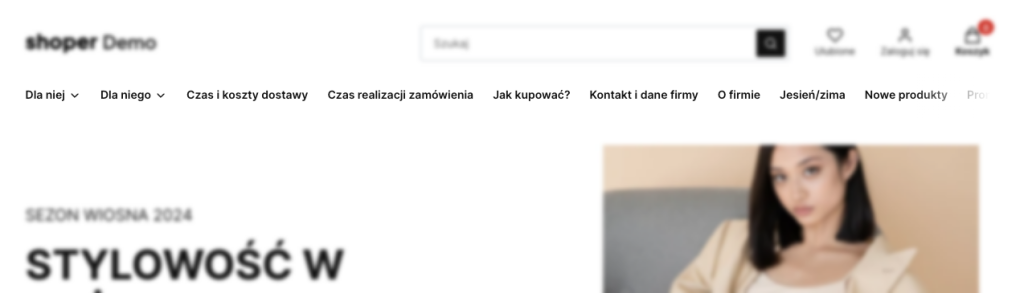 Nowy sposób wyświetlania linków  w menu sklepów Shoper