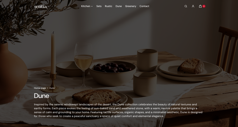 Moduł Baner główny (kolekcje) z szablonu Sentia Moduł Baner główny (kolekcje) z szablonu Sentia